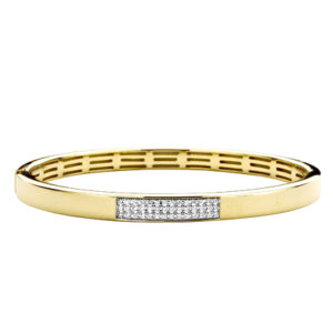 Roos1835 gouden armband met diamant