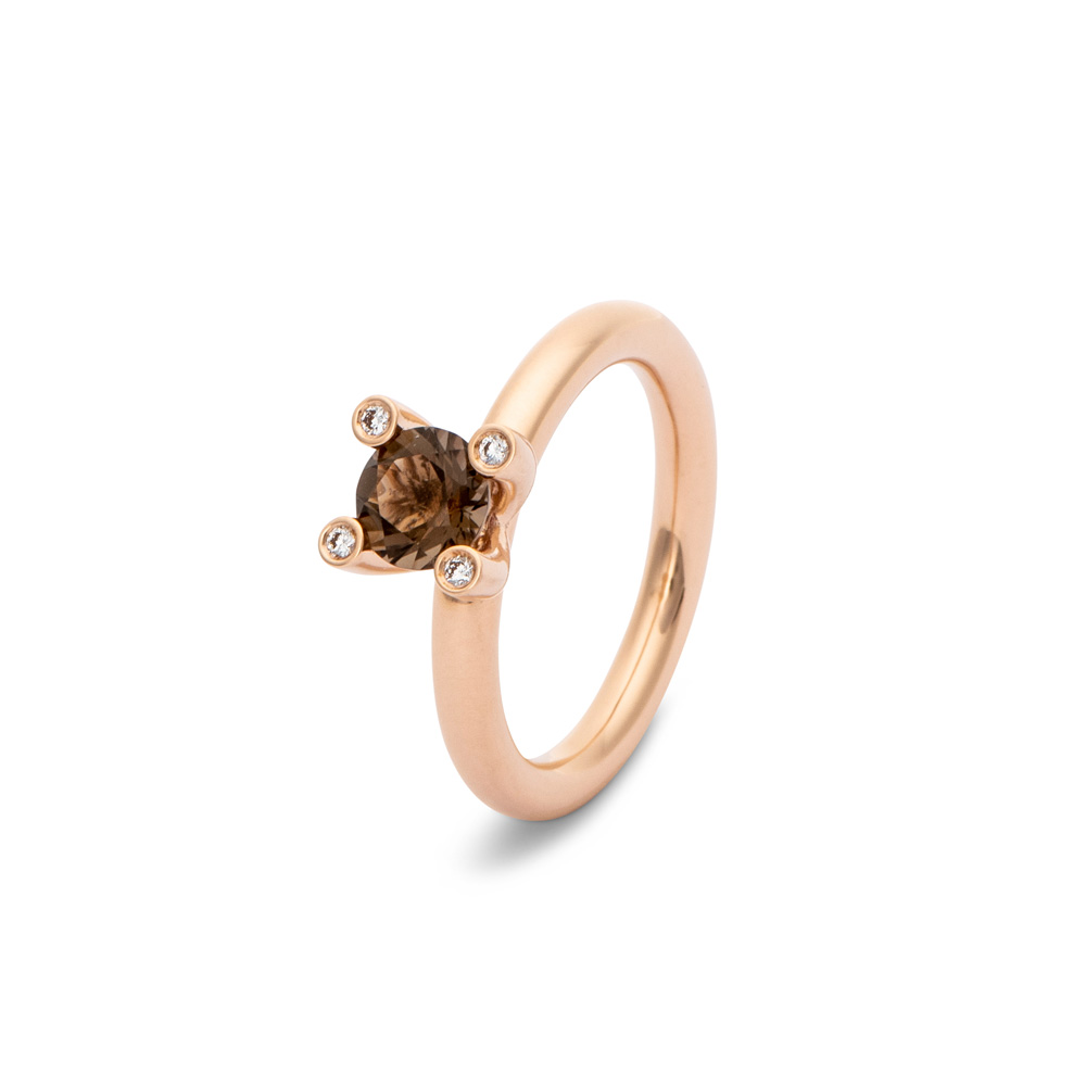 Sobriquette Wierook Zij zijn Bron jewelry phlox ring met rookkwarts 8RR4715SQBR · Kopmels Juwelier  Doetinchem