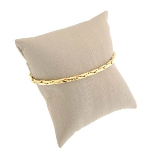14 karaat geelgouden armband, palmier 19cm