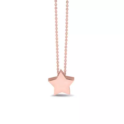 SEE YOU, MINI STAR NECKLACE 702-Y14-White