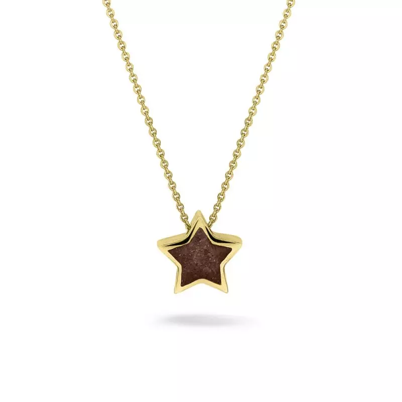 SEE YOU, MINI STAR NECKLACE 702-Y14-White