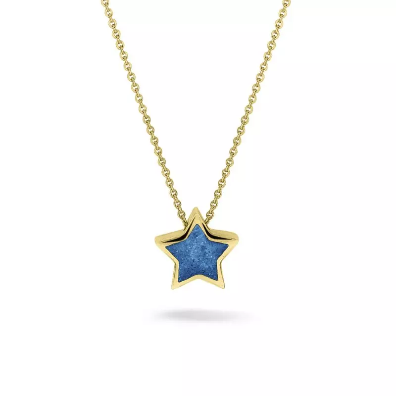 SEE YOU, MINI STAR NECKLACE 702-Y14-White