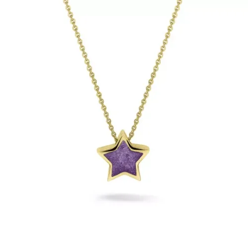 SEE YOU, MINI STAR NECKLACE 702-Y14-White
