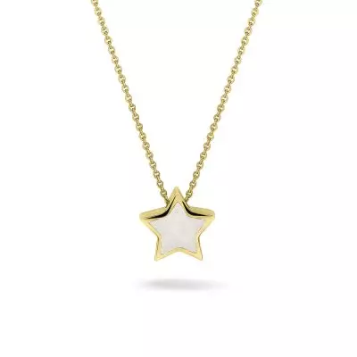 SEE YOU, MINI STAR NECKLACE 702-Y14-White - Afbeelding 8
