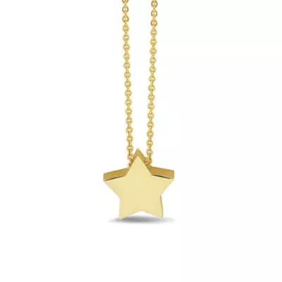 SEE YOU, MINI STAR NECKLACE 702-Y14-White