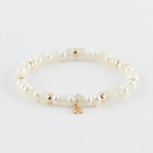 Y&G Mademoiselle | Edelstenen armband & 14kt goud