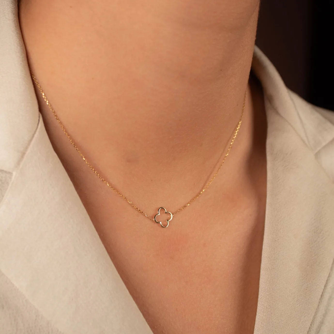 Just Franky - Iconic Lucky Clover Necklace 1 Clover