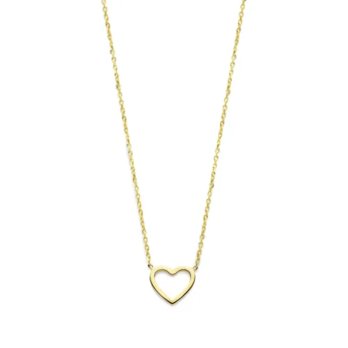 Vier de fijne momenten in het leven met onze prachtig ontworpen 14 karaat gouden 1 Heart Necklace. Deze stijlvolle trendy ketting is niet zomaar een sieraad; het is een uiting van jouw unieke stijl.