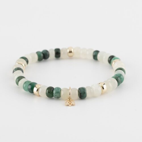 Y&G Mount Everest- Edelstenen armband & 14kt goud