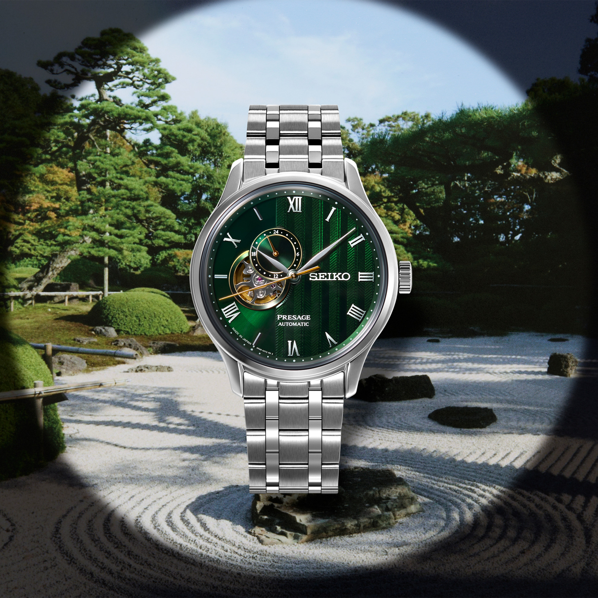 SSA463J1 Seiko Presage Japanese Garden Green