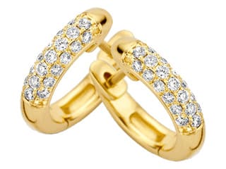Diamant oorsieraden