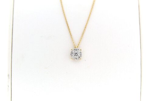 geelgouden-collier-met-briljanten-hanger, 9-0.26ct/SI