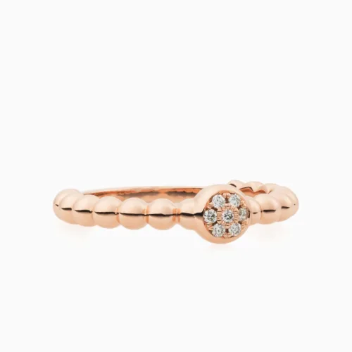 18karaat rose gouden ring Joy met diamant  123304/8RR4792BR