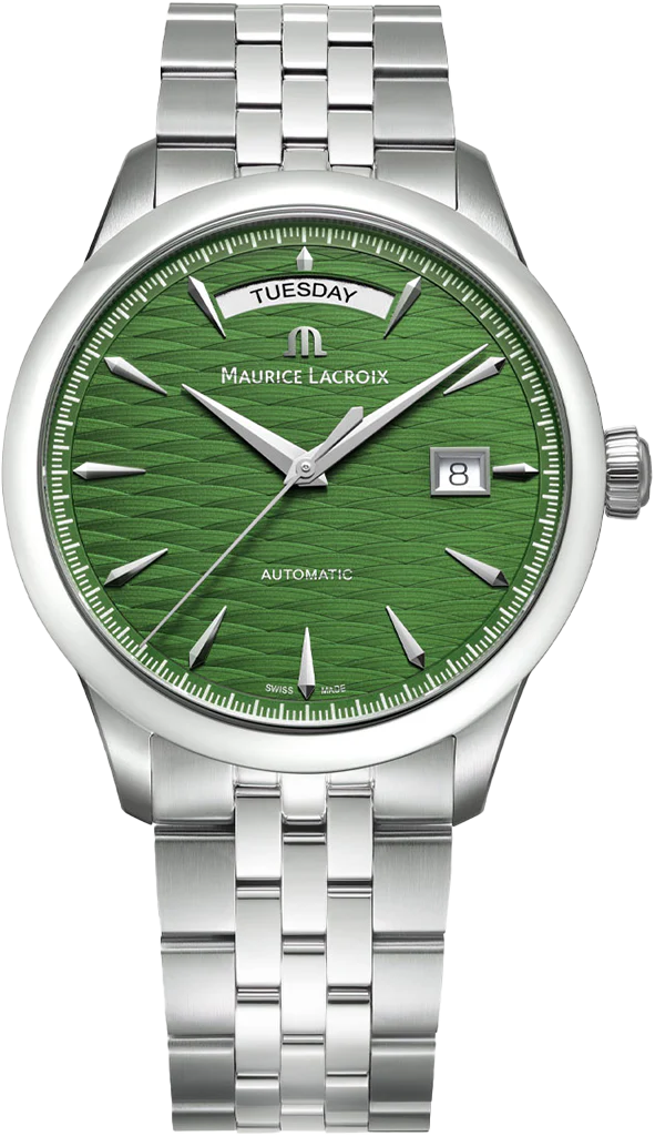 756058-SS002-630-1 Maurice Lacroix 1975 Automatic Sapin Green