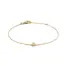 Lab diamant geelgouden armband 0.15ct ,AA15010015