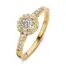 Lab diamant geelgouden ring Emma 0.50ct, RA15110050
