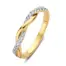 Lab diamant geelgouden ring 0.15ct, RA15560015