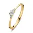 Lab diamant geelgouden ring 0.20ct, RA15600020