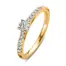 Lab diamant geelgouden ring 0.50ct, RA15700050
