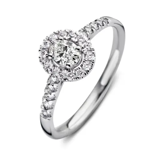 Lab diamant witgouden ring 0.50ct, RA25400050