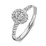 Lab diamant witgouden ring 0.50ct, RA25400050