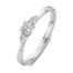 Lab diamant witgouden ring 0.37ct