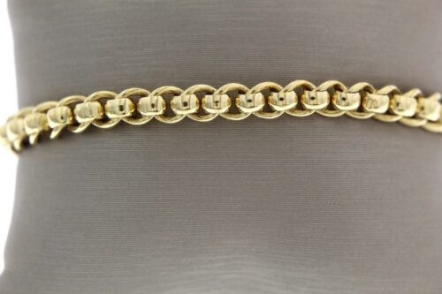 Fjory geelgouden armband rol schakel