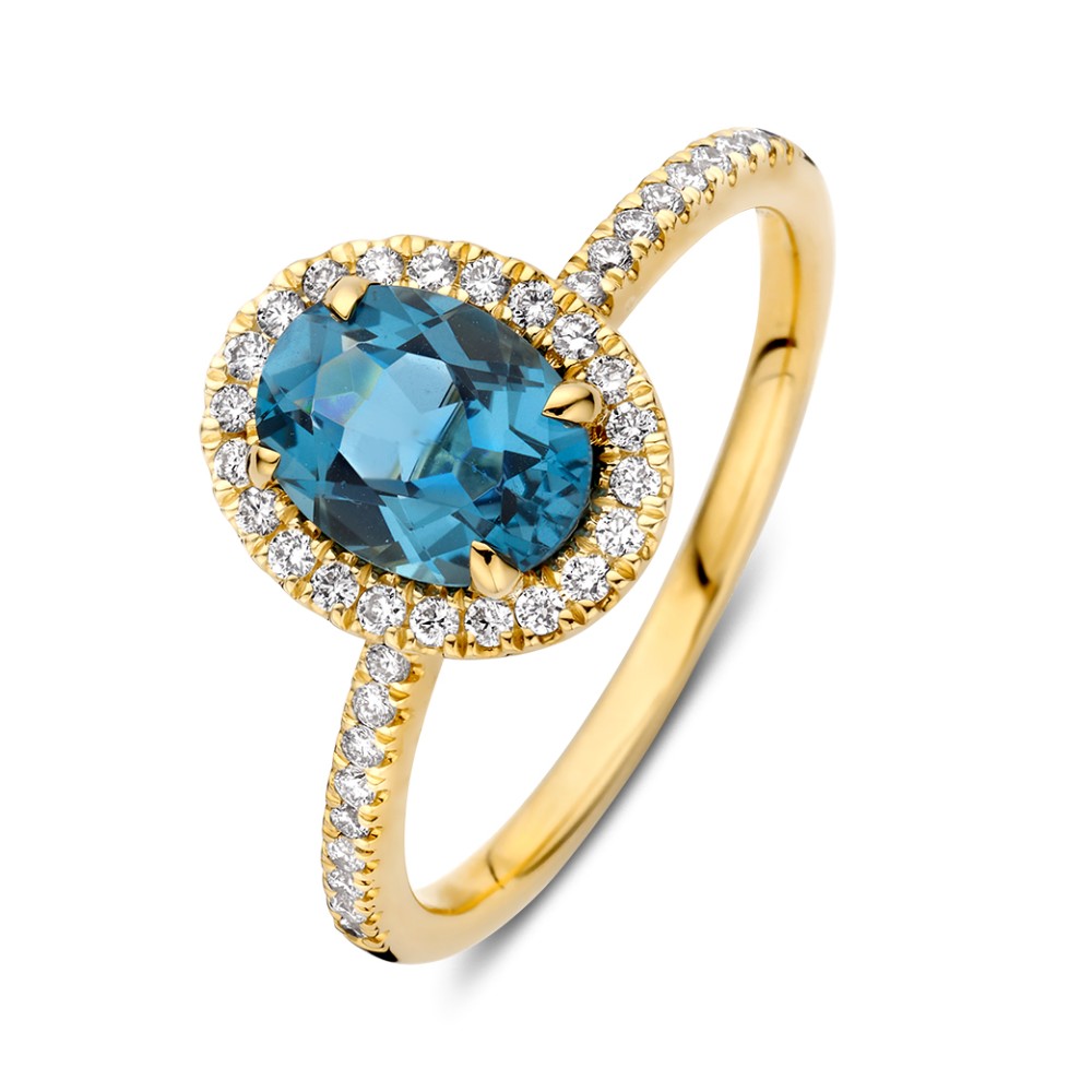 ring-geelgoud-london-blue-topaas-briljant, 123560/RG138198