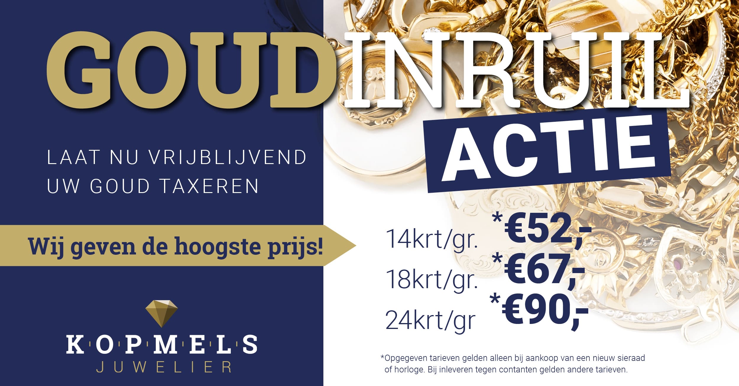 Goud Inruil Actie
