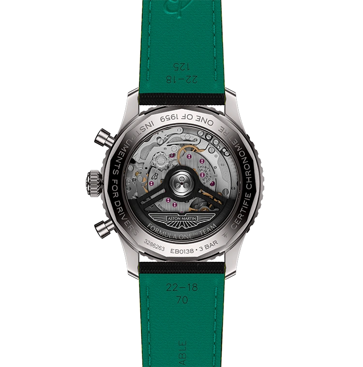 Breitling Navitimer B01 Chronograph 43 Aston Martin Aramco Formula ONE™ team EB01381A1B1X1