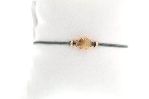 bron-koord-armband-olijfgroen-met-gematteerd-kusje