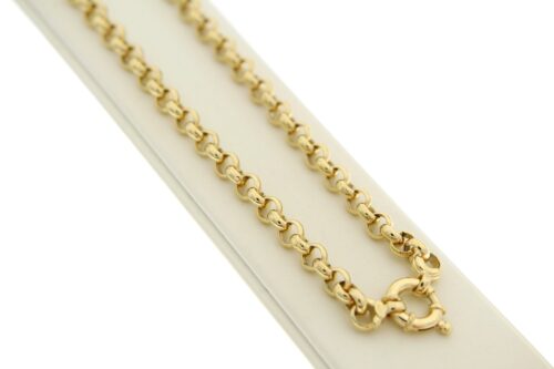 Geelgouden jasseron collier 5,6mm, 40-JO5645