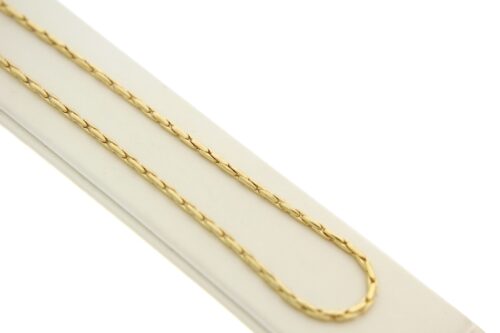 Geelgouden collier cobra schakel, 40-PA0245