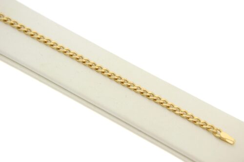 Geelgouden armband gourmet schakel 4mm, 40-GO419