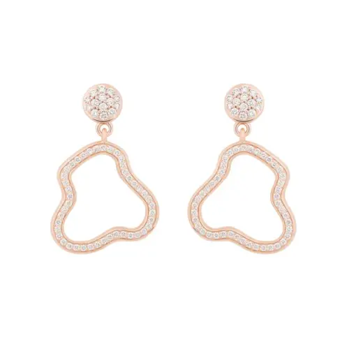 Bron rosegouden oorsieraden met diamant, 8OR4921BR 