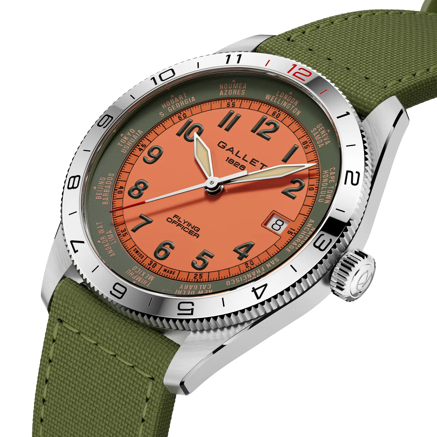 AG1701131O1W1 Gallet Flying Officer Automatic 40