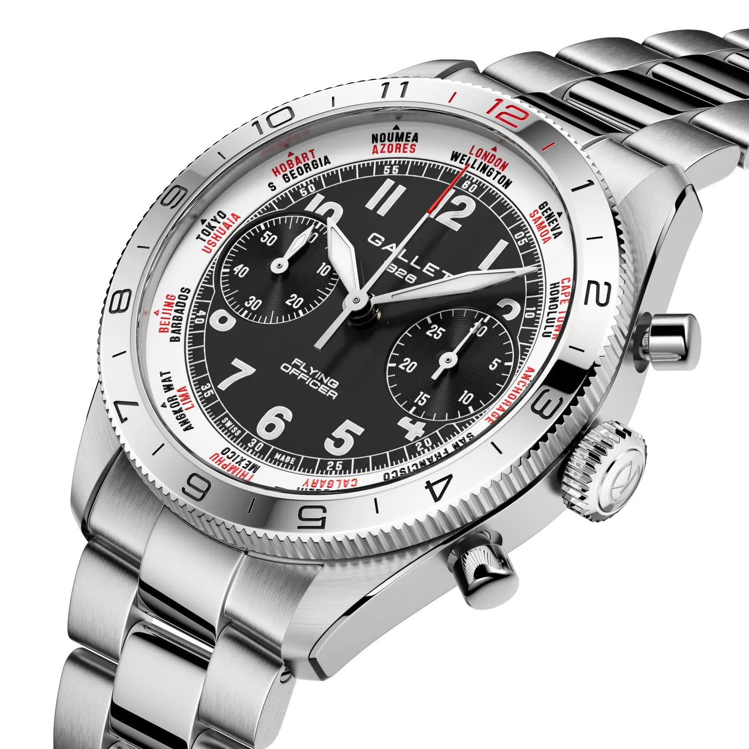 AG2301131B1A1 Gallet Flying Officer Chronograph 40