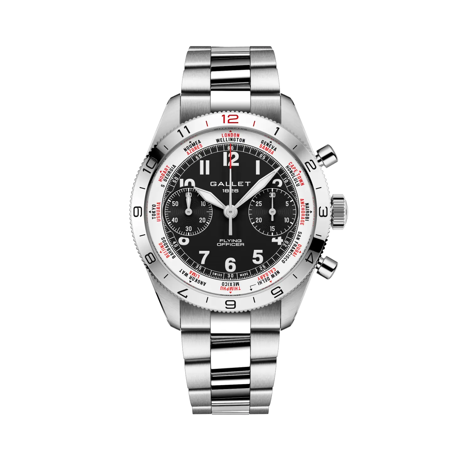 AG2301131B1A1 Gallet Flying Officer Chronograph 40