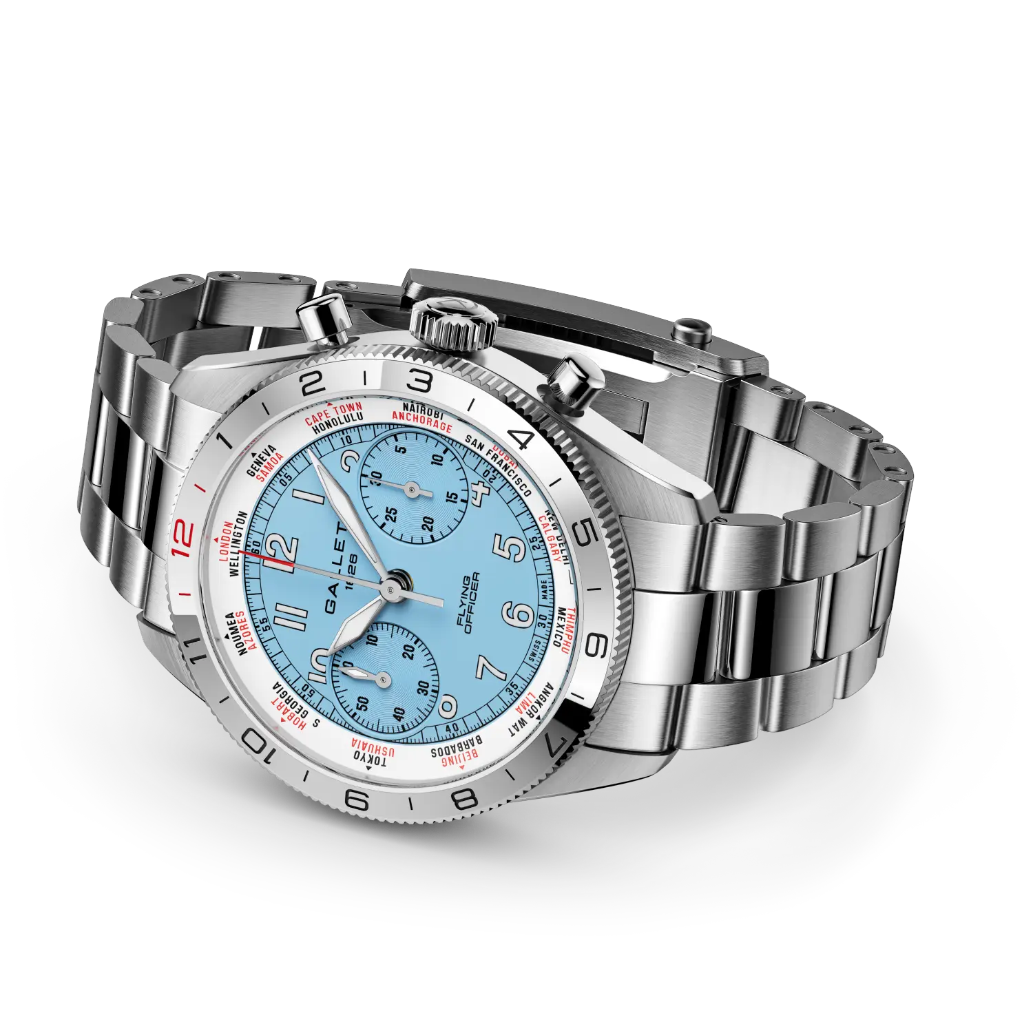 AG2301131C1A1 Gallet Flying Officer Chronograph 40