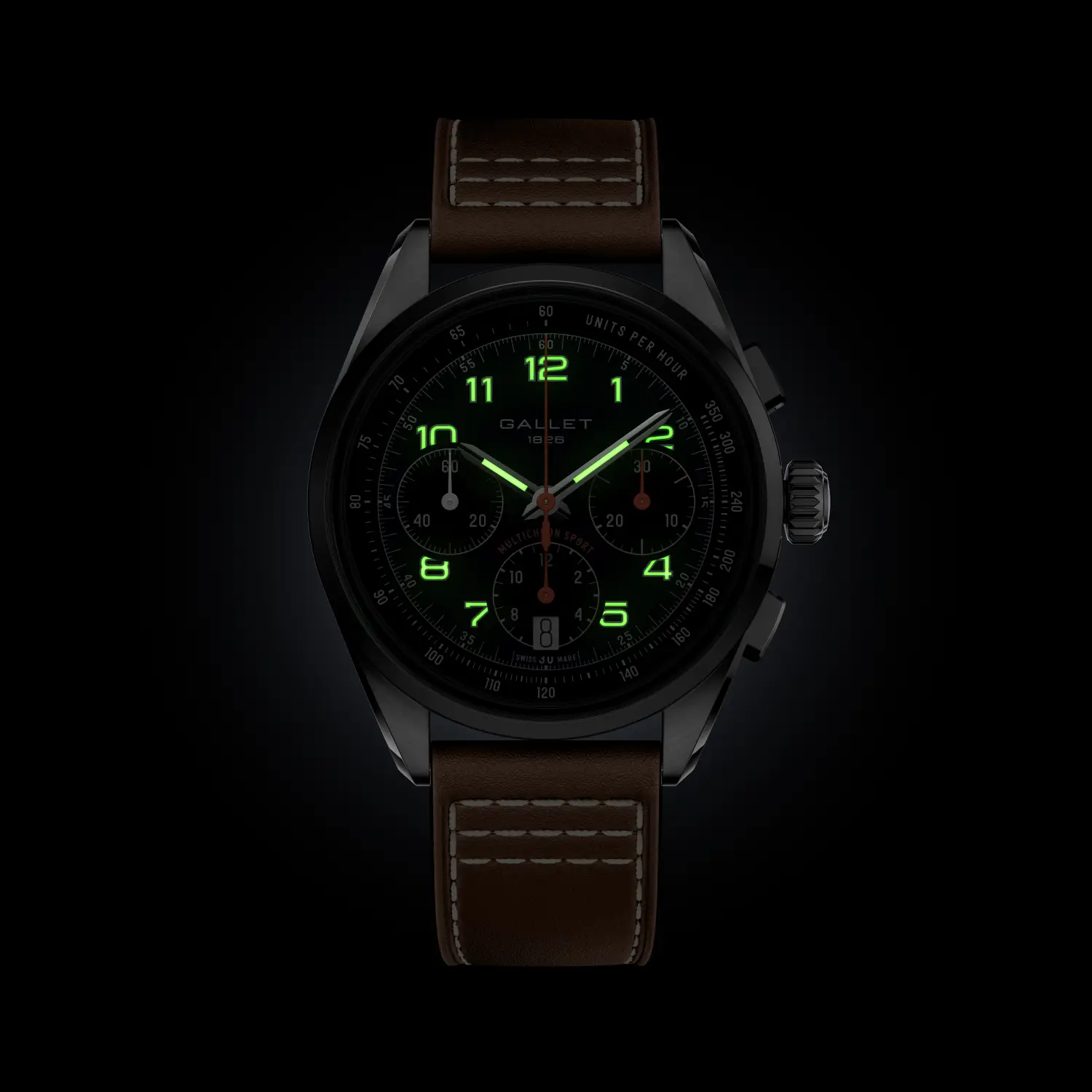 AG2302101C1X1 Gallet Multichron Sport Chronograph 41