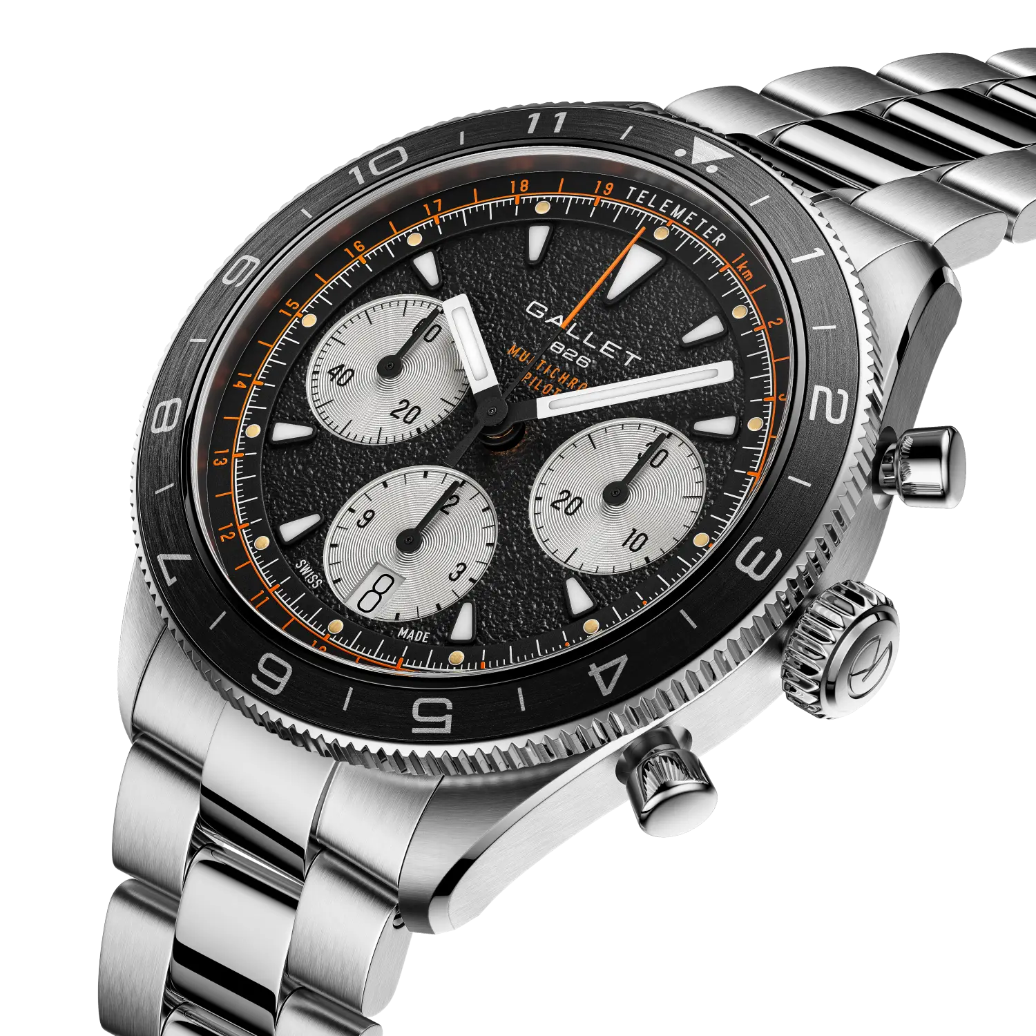AG2303251B1A1 Gallet Multichron Pilot Chronograph 42