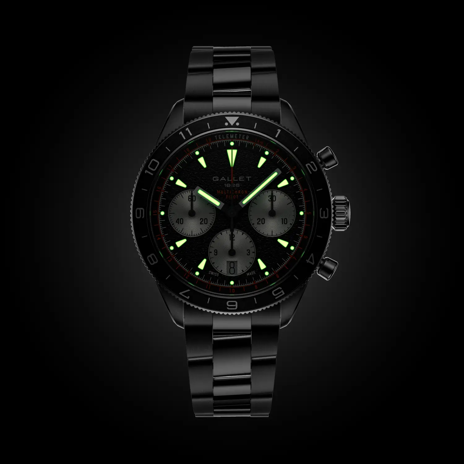 AG2303251B1A1 Gallet Multichron Pilot Chronograph 42