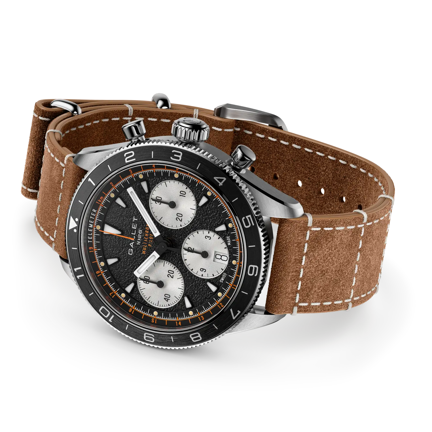 AG2303251B1W1 Gallet Multichron Pilot Chronograph 42
