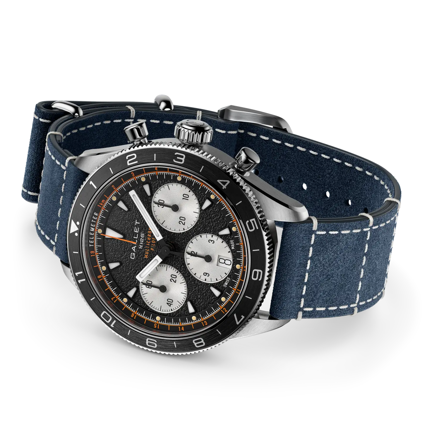 AG2303251B1W6 Gallet Multichron Pilot Chronograph 42